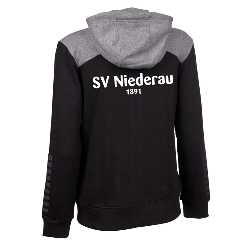 SV Niederau Kapuzenjacke Herren schwarz/grau