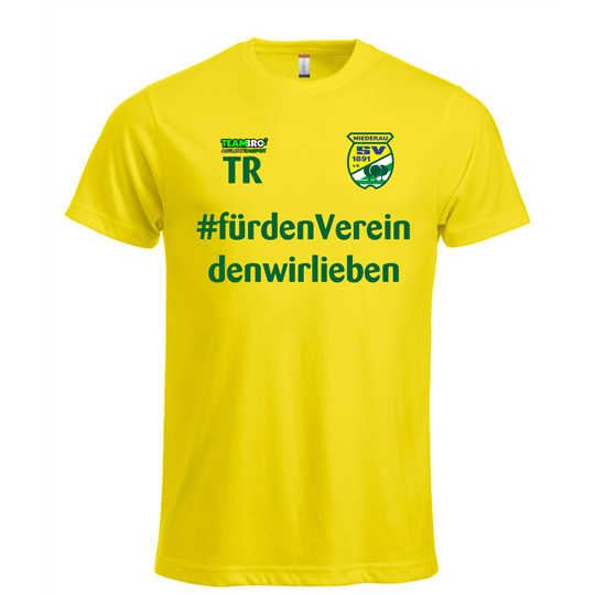 SV Niederau Fanshirt Herren gelb