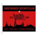 DSC-Fanfahne mit Karabinern