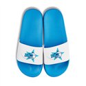 Stahl Riesa  Badelatschen blau/weiss