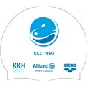 SC Chemnitz Badekappe weiss/blau