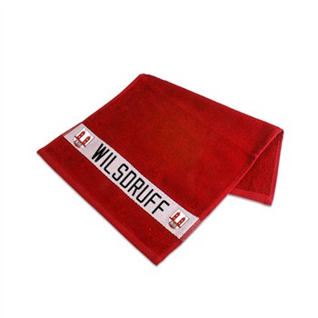 SG Motor Wilsdruff Fußball Duschtuch  rot