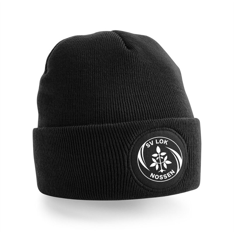 SV Lok Nossen Strickmütze schwarz
