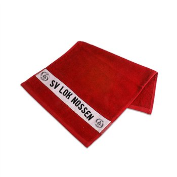 SV Lok Nossen Duschtuch  rot