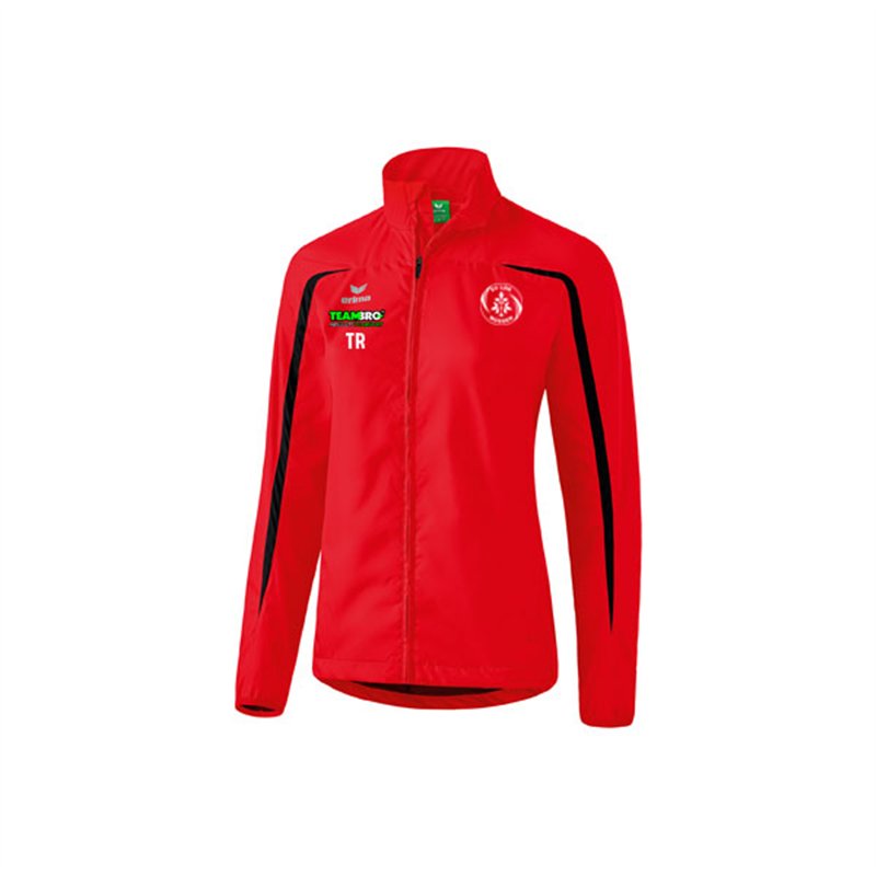 SV Lok Nossen Laufjacke Herren rot/schwarz