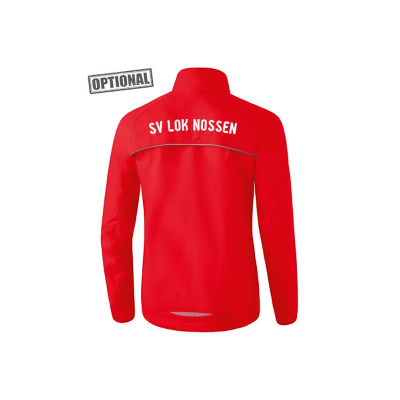SV Lok Nossen Laufjacke Herren rot/schwarz