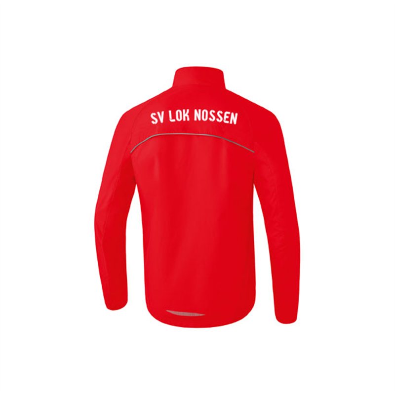 SV Lok Nossen Laufjacke Herren rot/schwarz