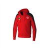 SV Lok Nossen Kapuzenjacke Kinder rot/schwarz