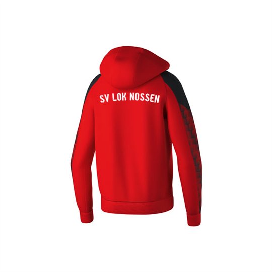 SV Lok Nossen Kapuzenjacke Kinder rot/schwarz
