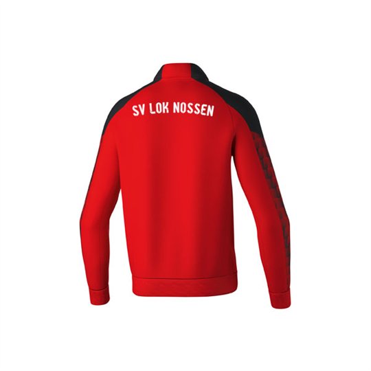 SV Lok Nossen Trainingsjacke Kinder rot/schwarz
