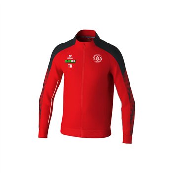 SV Lok Nossen Trainingsjacke Herren rot/schwarz