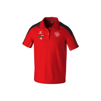 SV Lok Nossen Polo Herren rot/schwarz