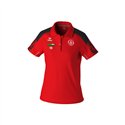 SV Lok Nossen Polo Damen rot/schwarz