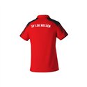 SV Lok Nossen Polo Damen rot/schwarz