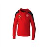 SV Lok Nossen Kapuzensweat Kinder rot/schwarz