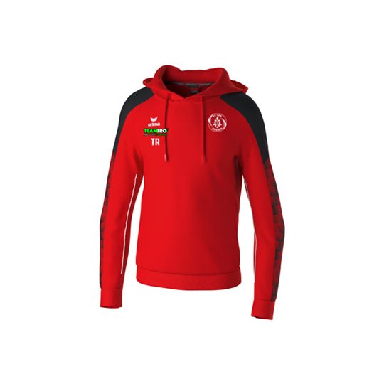 SV Lok Nossen Kapuzensweat Herren rot/schwarz