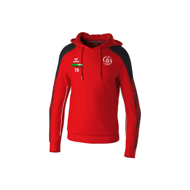 SV Lok Nossen Kapuzensweat Herren rot/schwarz