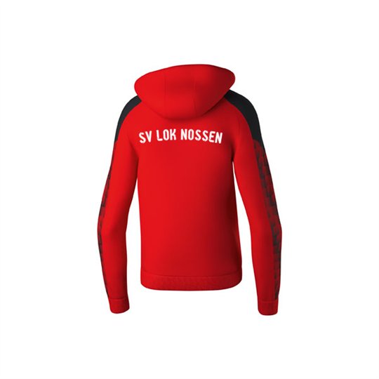 SV Lok Nossen Kapuzensweat Herren rot/schwarz
