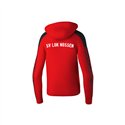 SV Lok Nossen Kapuzensweat Herren rot/schwarz