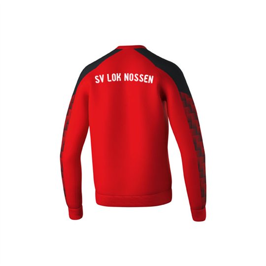 SV Lok Nossen Sweatshirt Herren rot/schwarz