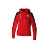 SV Lok Nossen Kapuzensweat Damen rot/schwarz