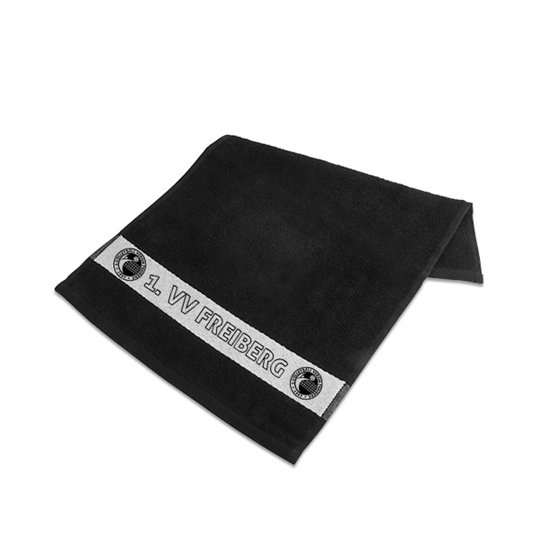 1. VV Freiberg  Duschtuch schwarz