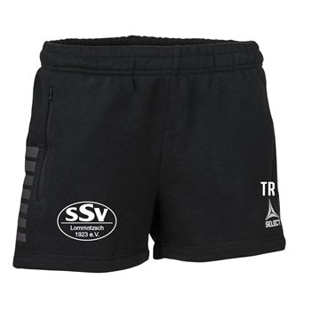 SSV Lommatzsch Sweatshorts Damen schwarz