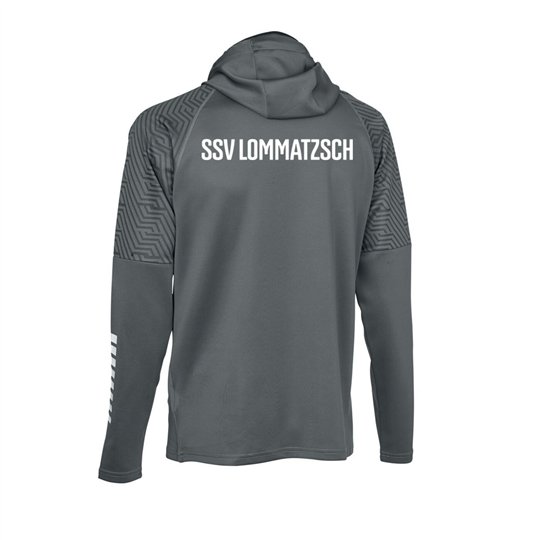 SSV Lommatzsch Kapuzenjacke Herren grau weiss