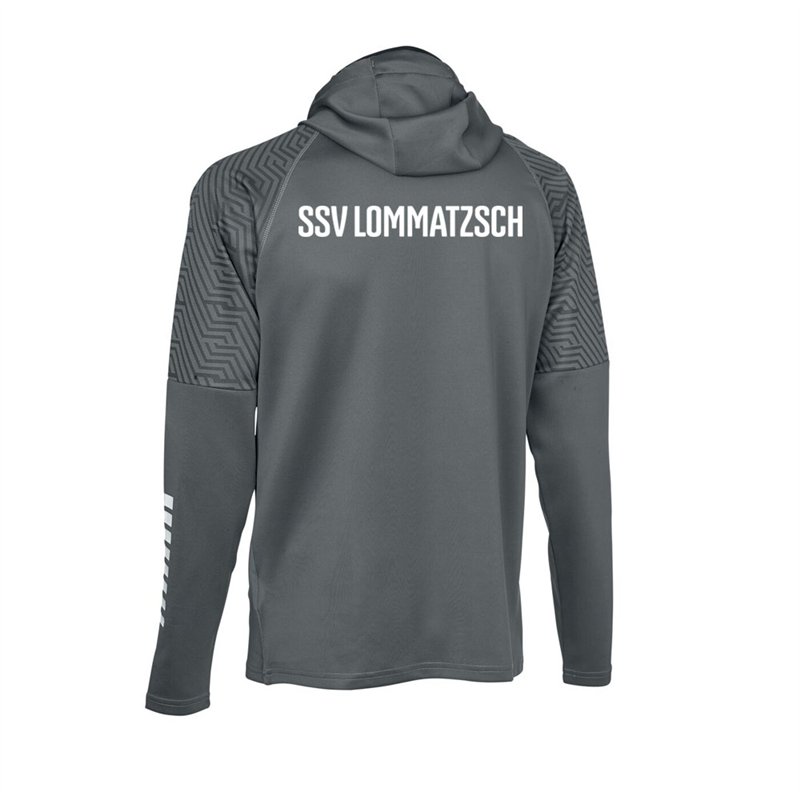 SSV Lommatzsch Kapuzenjacke Herren grau weiss