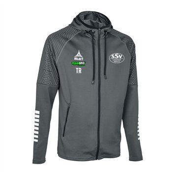 SSV Lommatzsch Kapuzenjacke Kinder grau weiss