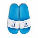 Dresdner Bogenschützen  Badelatschen blau/weiss