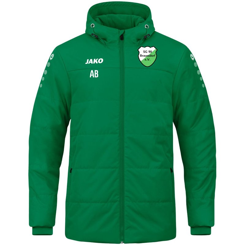 JAKO Coachjacke Team mit Kapuze Kinder