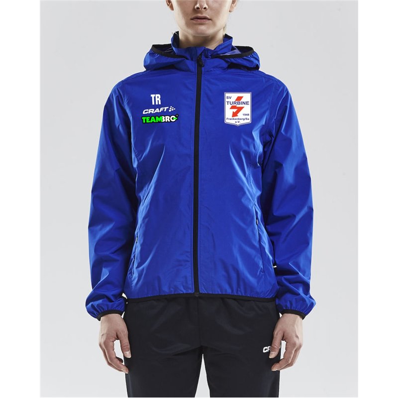Turbine Frankenberg Turnen Damen Regenjacke blau