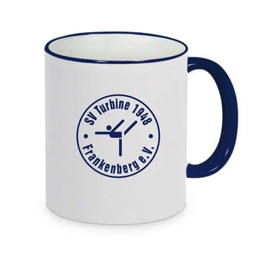 Turbine Frankenberg KANU  Tasse weiss/blau