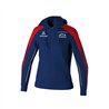 SV Felsenkeller Trainingsjacke mit Kapuze Damen new navy/rot