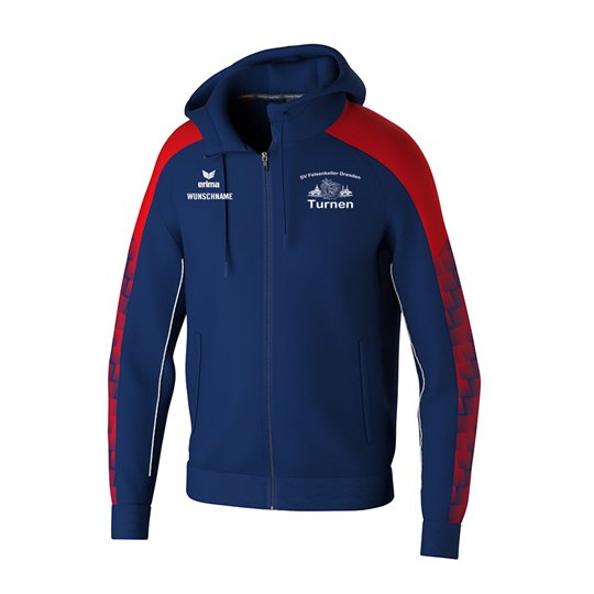 SV Felsenkeller Trainingsjacke mit Kapuze Herren new navy/rot
