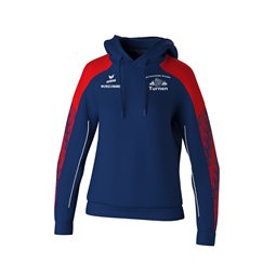 SV Felsenkeller Kapuzensweat Damen new navy/rot