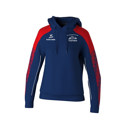 SV Felsenkeller Kapuzensweat Damen new navy/rot