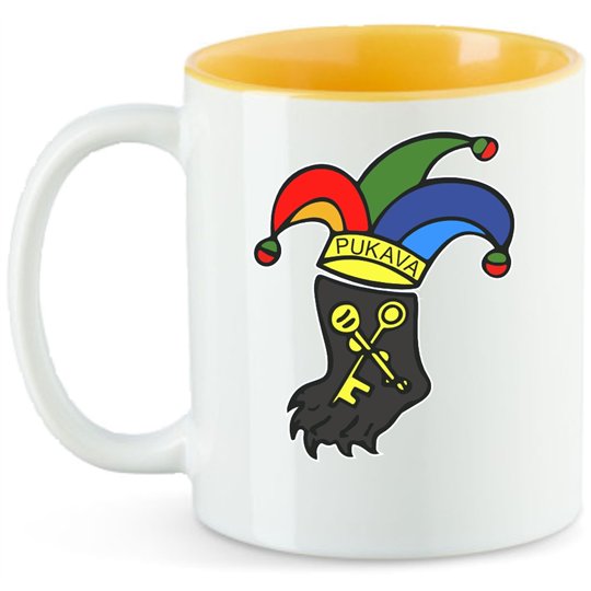 ATV 1848 Hainichen Tasse orange/weiss