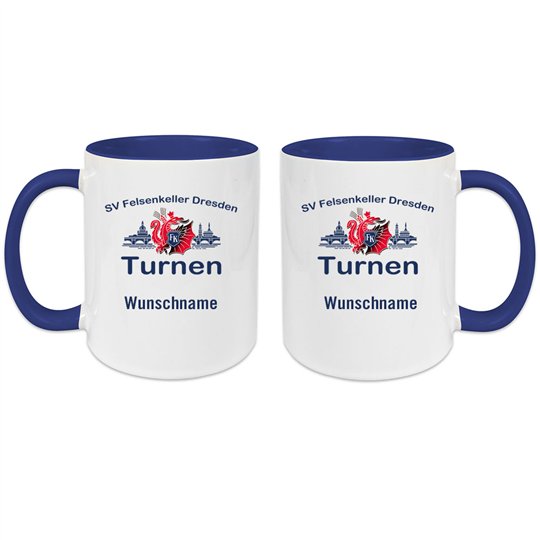 ATV 1848 Hainichen Tasse orange/weiss