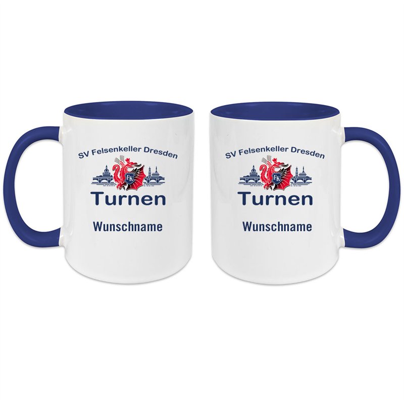 ATV 1848 Hainichen Tasse orange/weiss
