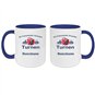 ATV 1848 Hainichen Tasse orange/weiss