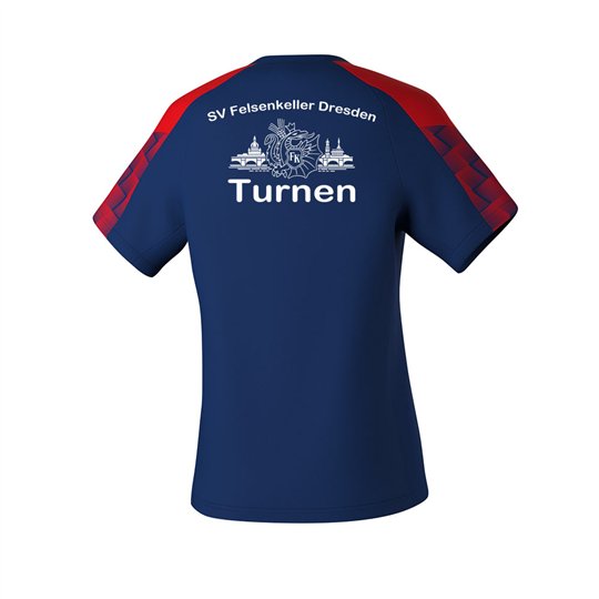 SV Felsenkeller T-Shirt Damen new navy/rot