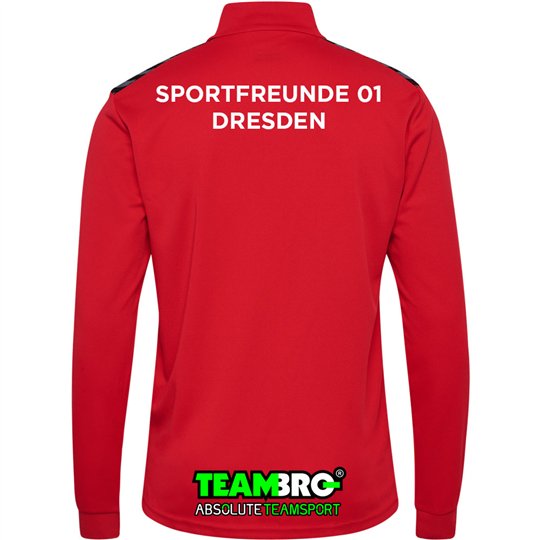 Sportfreunde 01 Handball Half Zip Unisex rot