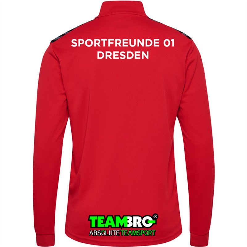 Sportfreunde 01 Handball Half Zip Unisex rot