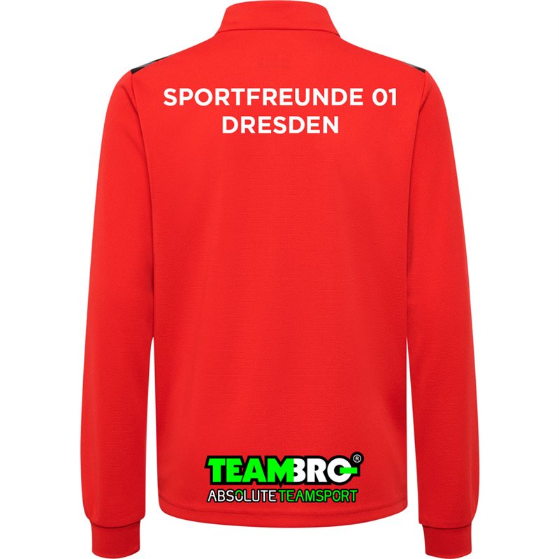 Sportfreunde 01 Handball Half Zip Kinder rot