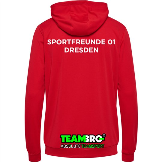 Sportfreunde 01 Handball Kapuzenjacke Unisex rot