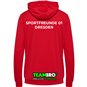 Sportfreunde 01 Handball Kapuzenjacke Kinder rot