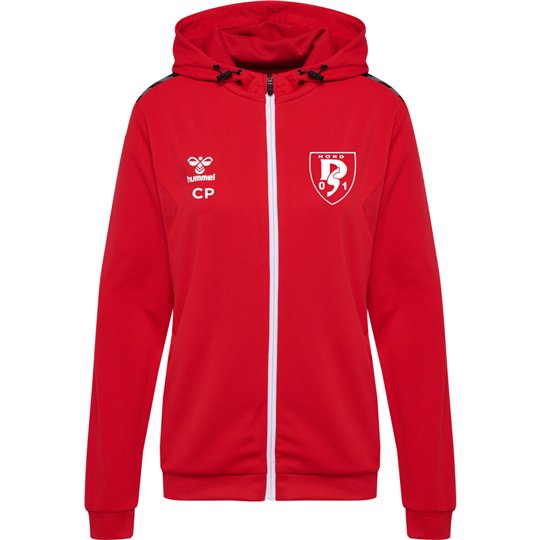 Sportfreunde 01 Handball Kapuzenjacke Damen rot