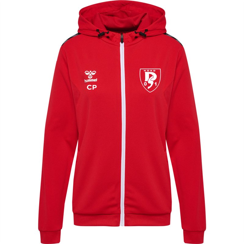 Sportfreunde 01 Handball Kapuzenjacke Damen rot